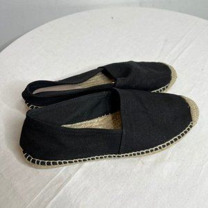 J. Crew Black Espadrille Sandal Flats